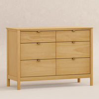 M25616HY,Bondi 6-Drawer Assembled Dresser in Honey