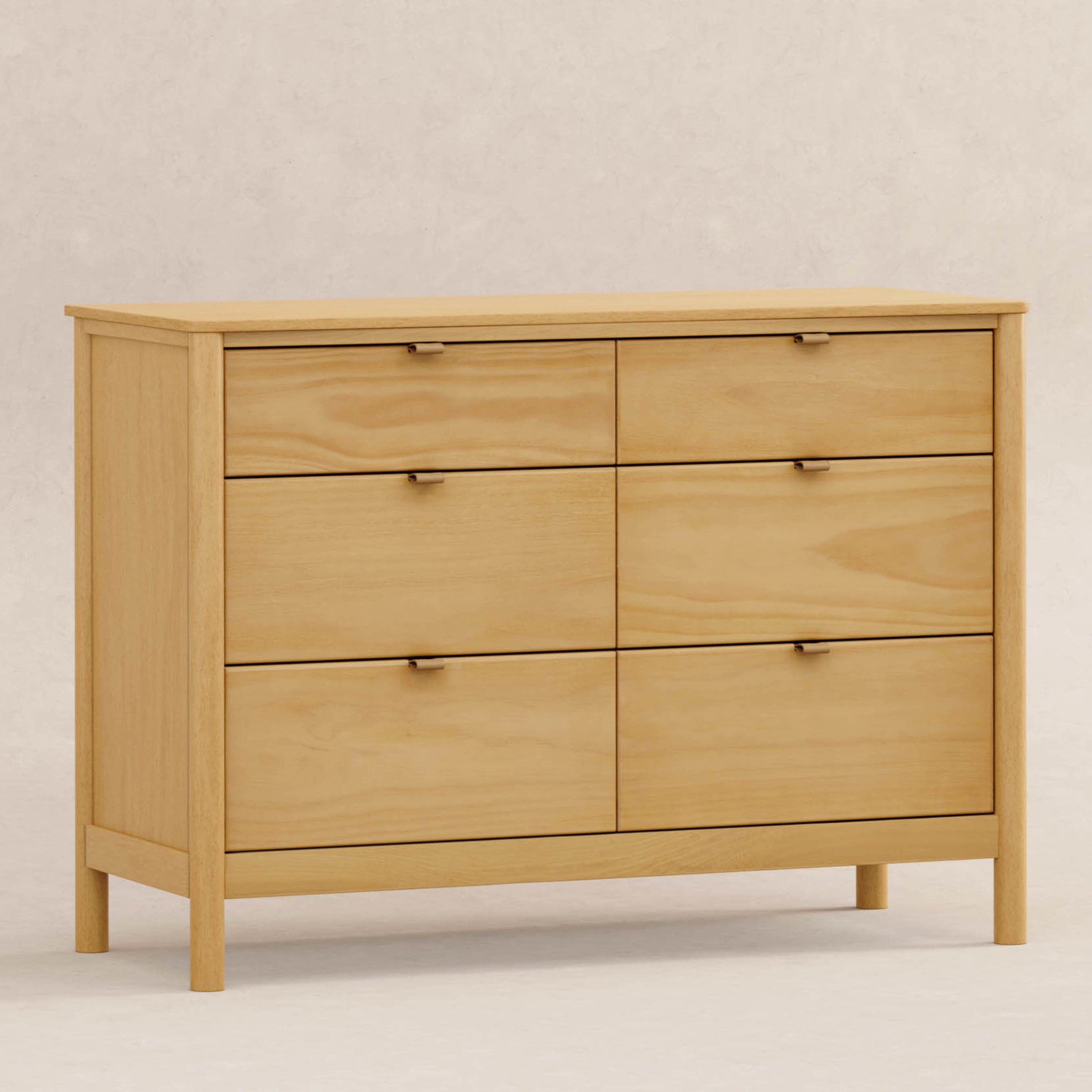 M25616HY,Bondi 6-Drawer Assembled Dresser in Honey