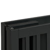 M6698B,Origami Mini Crib in Black Finish