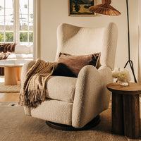 M34288PSWTB,Nate Berkus x Babyletto Westham Power Recliner in Performance Powder Slub Weave w/Toffee Base
