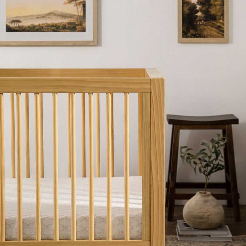 M23301HY,Nantucket 3-in-1 Convertible Crib w/Toddler Bed Conversion Kit in Honey