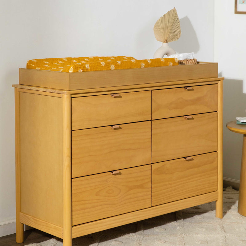 T26937,Golden Hour Quilted Muslin Changing Pad Cover in GOTS Certified Organic Cotton