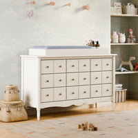 M7128RW,Liberty 9-Drawer Assembled Dresser in Warm White