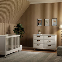 B14316RW,Tanner 6-Drawer Dresser in Warm White