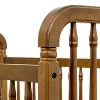 M7101NL,Liberty 3-in-1 Convertible Spindle Crib w/Toddler Bed Conversion Kit in Natural Walnut