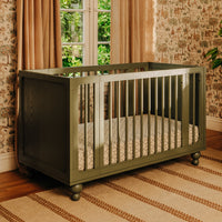 M33380AE,Nate Berkus x Babyletto Astre All-Stages Crib w/Bassinet & Toddler Bed Kits in Archival Elm