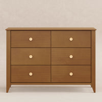M10326CTN,Sprout 6-Drawer Double Dresser in Chestnut and Natural