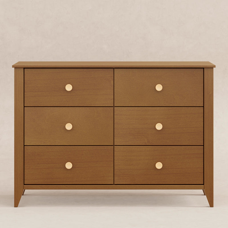 M10326CTN,Sprout 6-Drawer Double Dresser in Chestnut and Natural