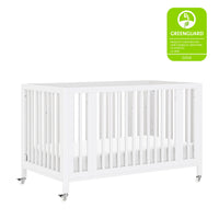 M30880W,Rolli 9-in-1 Convertible All-Stages?? Crib w/ Bassinet & Toddler Bed Kits in White