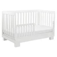 M6701W,Modo 3-in-1 Convertible Crib w/Toddler Bed Conversion Kit in White Finish