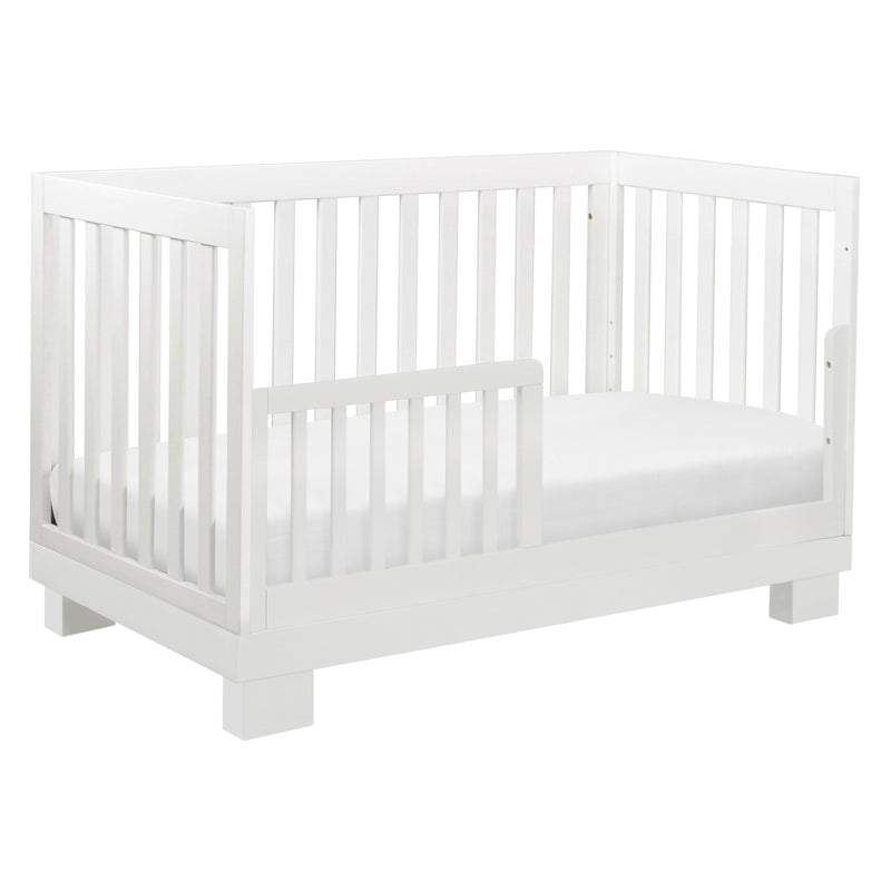 M6701W,Modo 3-in-1 Convertible Crib w/Toddler Bed Conversion Kit in White Finish
