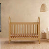 M25601HYNC,Bondi Cane 3-in-1 Convertible Crib w/Toddler Bed Kit in Honey with Natural Cane