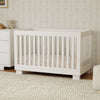 M6701W,Modo 3-in-1 Convertible Crib w/Toddler Bed Conversion Kit in White Finish