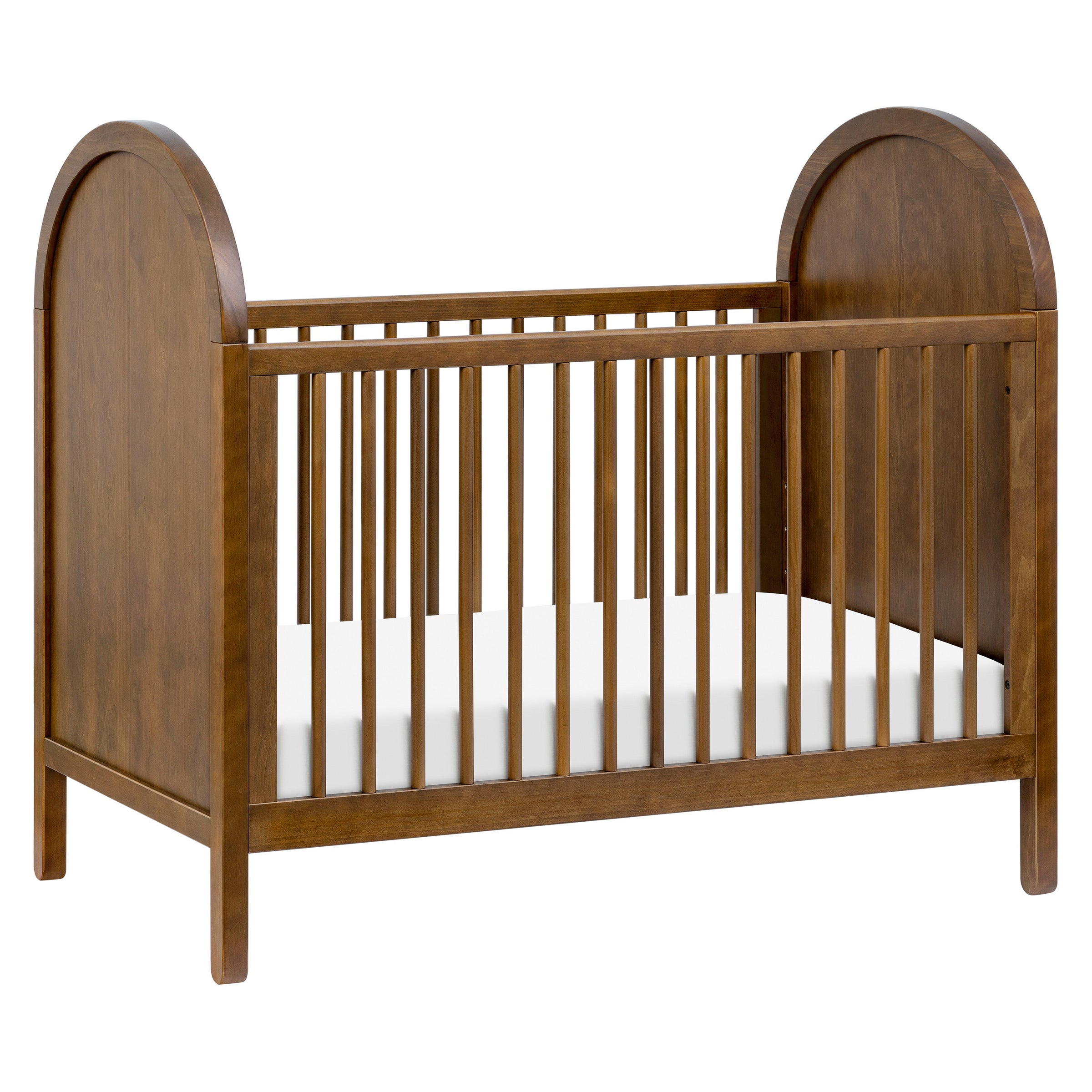 M25601NL,Bondi 3-in-1 Convertible Crib w/ Toddler Bed Kit in Natural Walnut