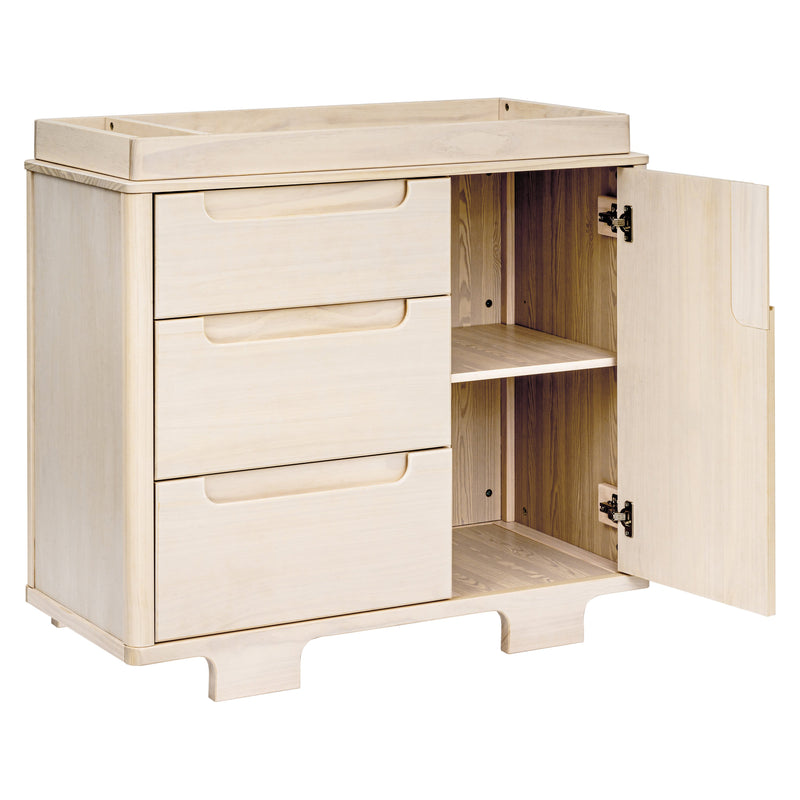M23423NX,Yuzu 3-Drawer Changer Dresser in Washed Natural