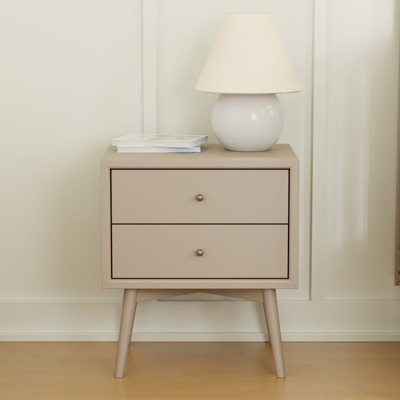 M15960TPE,Palma Nightstand with USB Port  Assembled in Taupe