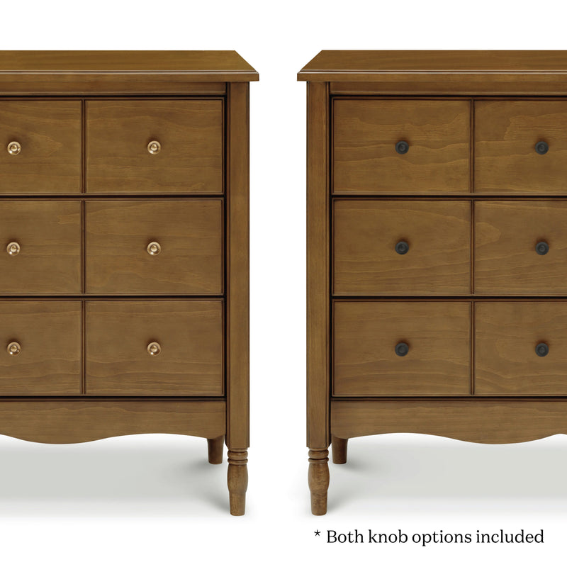 M7116NL,Liberty 6-Drawer Assembled Dresser in Natural Walnut