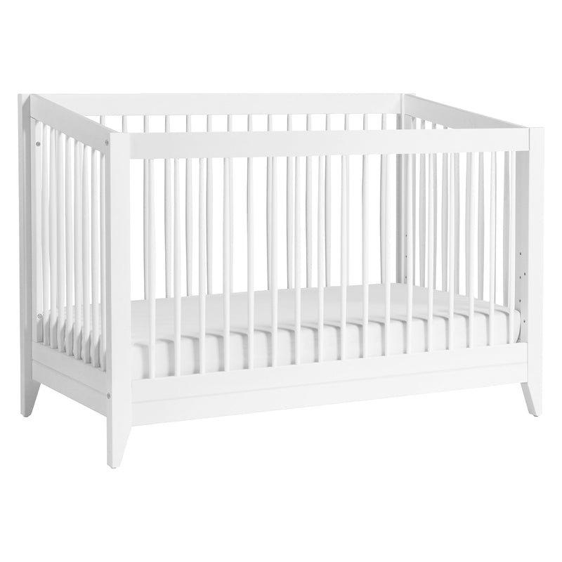 M10301W,Sprout 4-in-1 Convertible Crib w/Toddler Bed Conversion Kit in White Finish