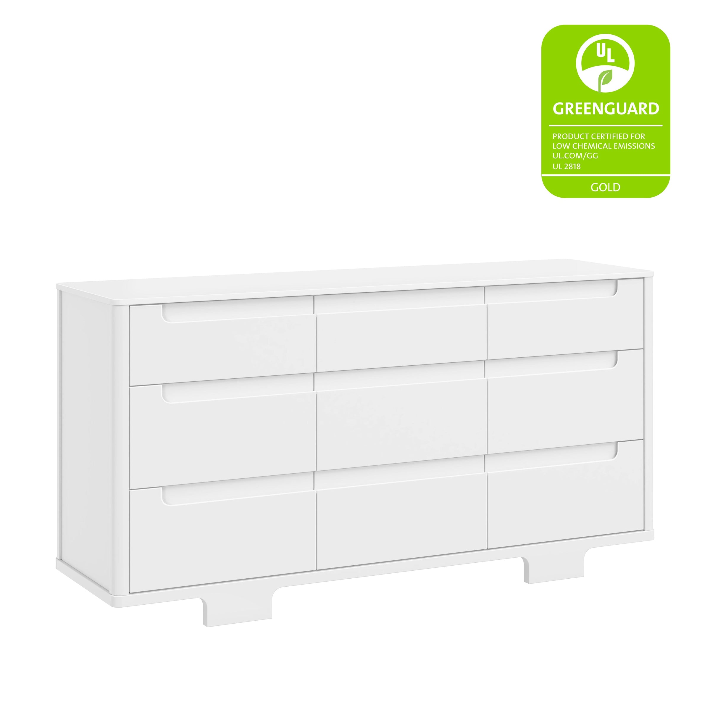 M23428W,Yuzu 9-Drawer Dresser  Assembled in White