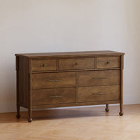 M31416NL,Alouette 7-Drawer Assembled Dresser in Natural Walnut
