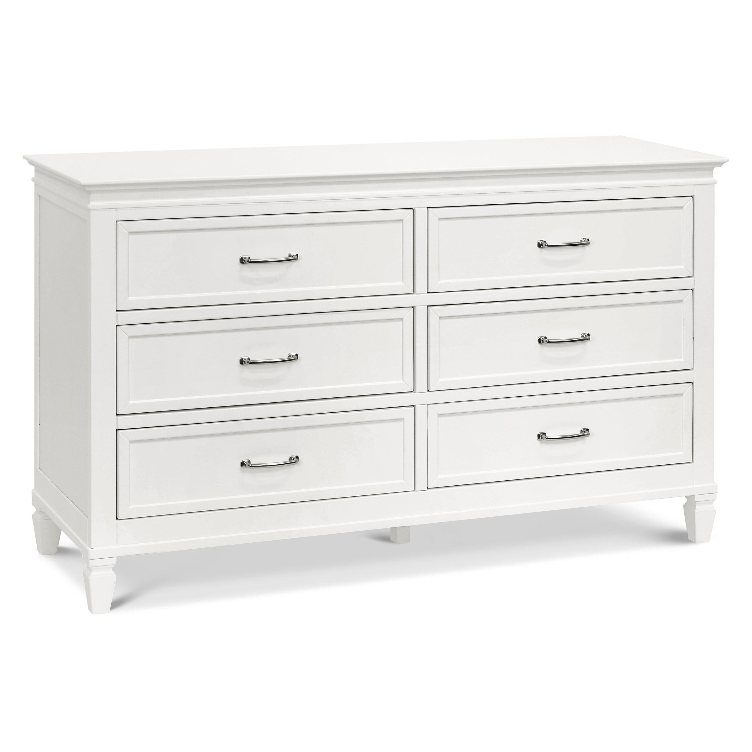 M15816RW,Darlington 6-Drawer Dresser in Warm White