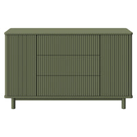 M29816OL,Pogo Tambour Assembled Dresser in Olive