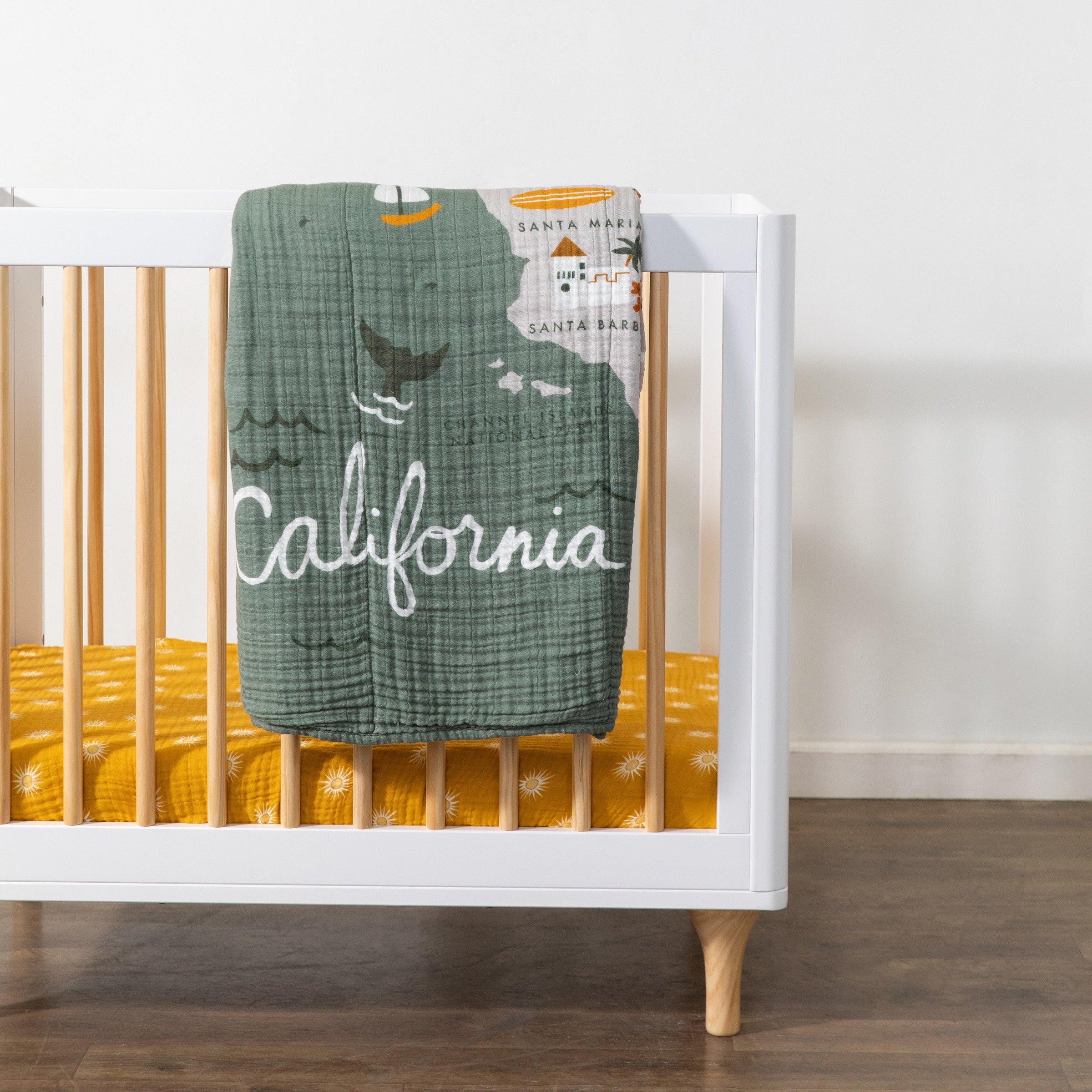 T26936,Golden Hour Muslin Mini Crib Sheet Golden Hour Muslin Mini Crib Sheet