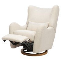 M34288PSWTB,Nate Berkus x Babyletto Westham Power Recliner in Performance Powder Slub Weave w/Toffee Base