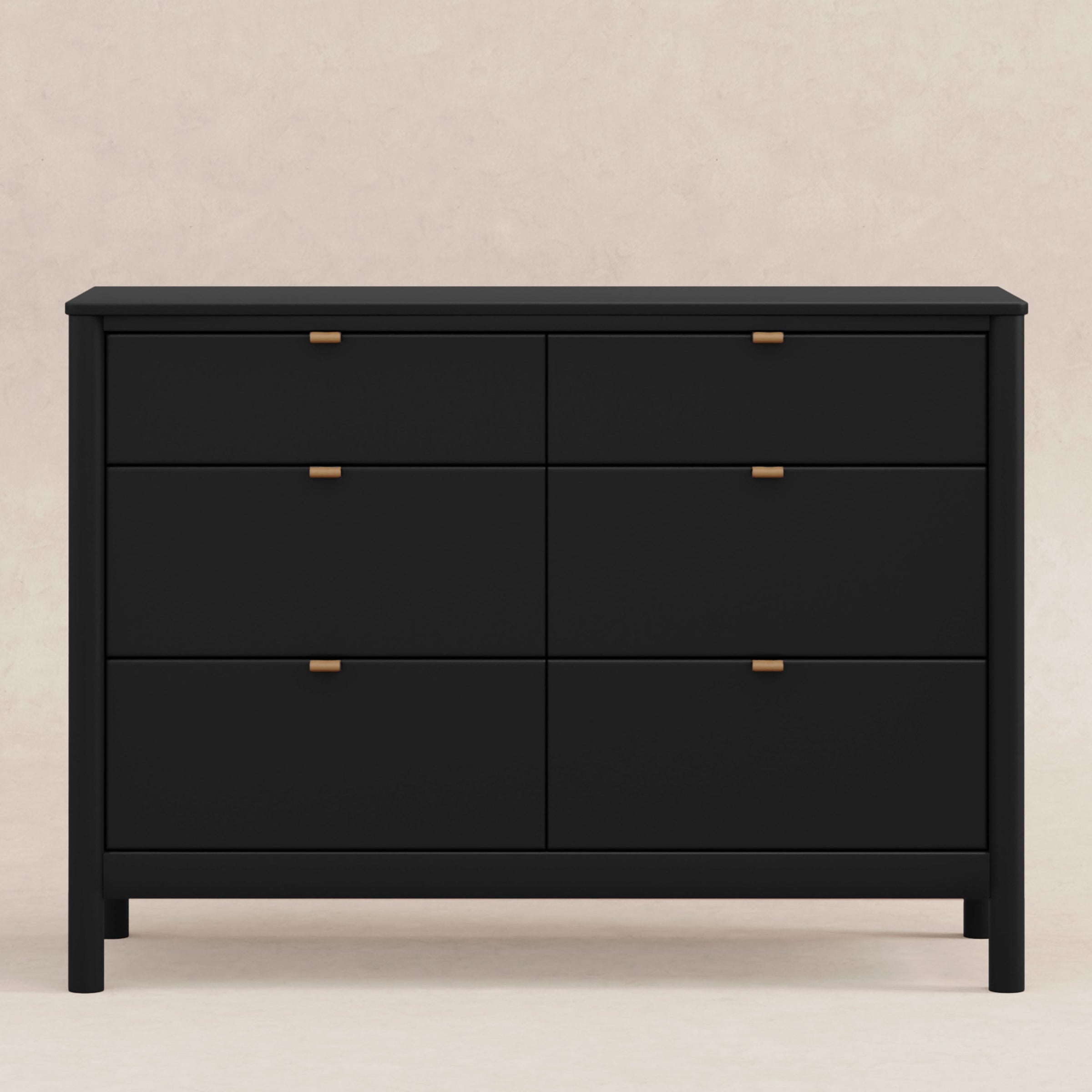M25616B,Bondi 6-Drawer Assembled Dresser in Black