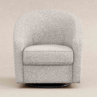 M5887BWB,Madison Swivel Glider in Black White Boucle