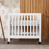 M6698W,Origami Mini Crib in White Finish