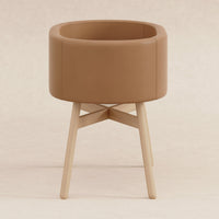 M26834GCLB,babyletto x GATHRE Capsule Bassinet in Camel