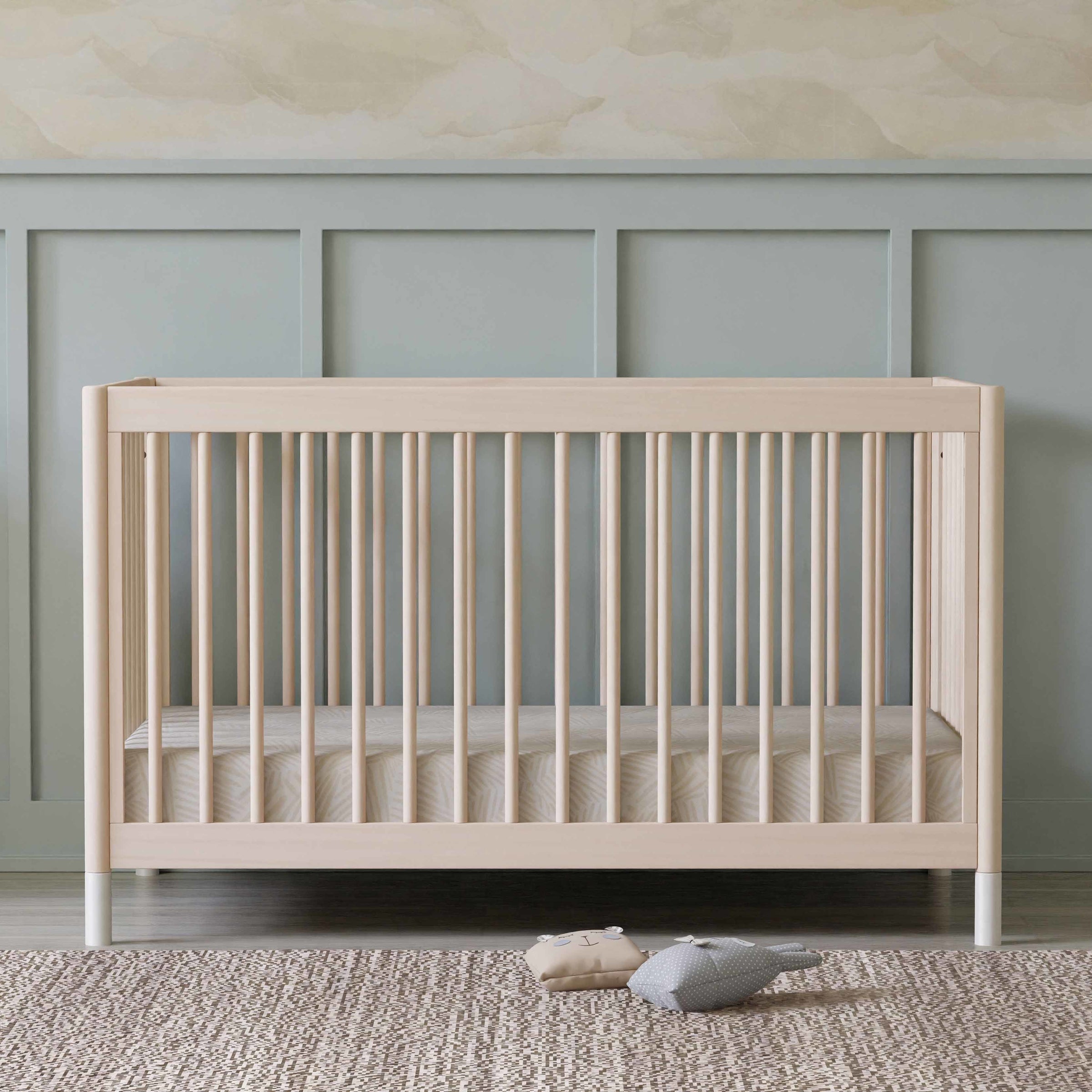 M12901NXW,Gelato 4-in-1 Convertible Crib w/Toddler Conversion Kit in Washed Natural  W Feet