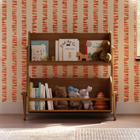 M10611NL,Tally Storage and Bookshelf in Natural Walnut