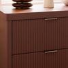 M26716CR,Brimsley Tambour 6-Drawer Assembled Dresser in Crimson