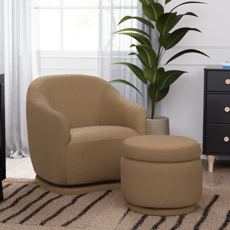 M27587SAB,Foy Glider in Sand Boucle