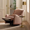 M27787PREB,Devon Recliner and Swivel Glider in Performance Dusty Rose Eco-Basketweave