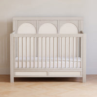 M24801WDFPEW,Eloise 4-in-1 Convertible Crib in White Driftwood and Performance Pearl Eco-Weave