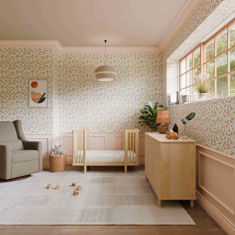 M29880BD,Pogo 8-in-1 Convertible Crib w/All-Stages Conversion Kits in Blonde