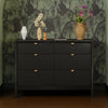M25616B,Bondi 6-Drawer Assembled Dresser in Black