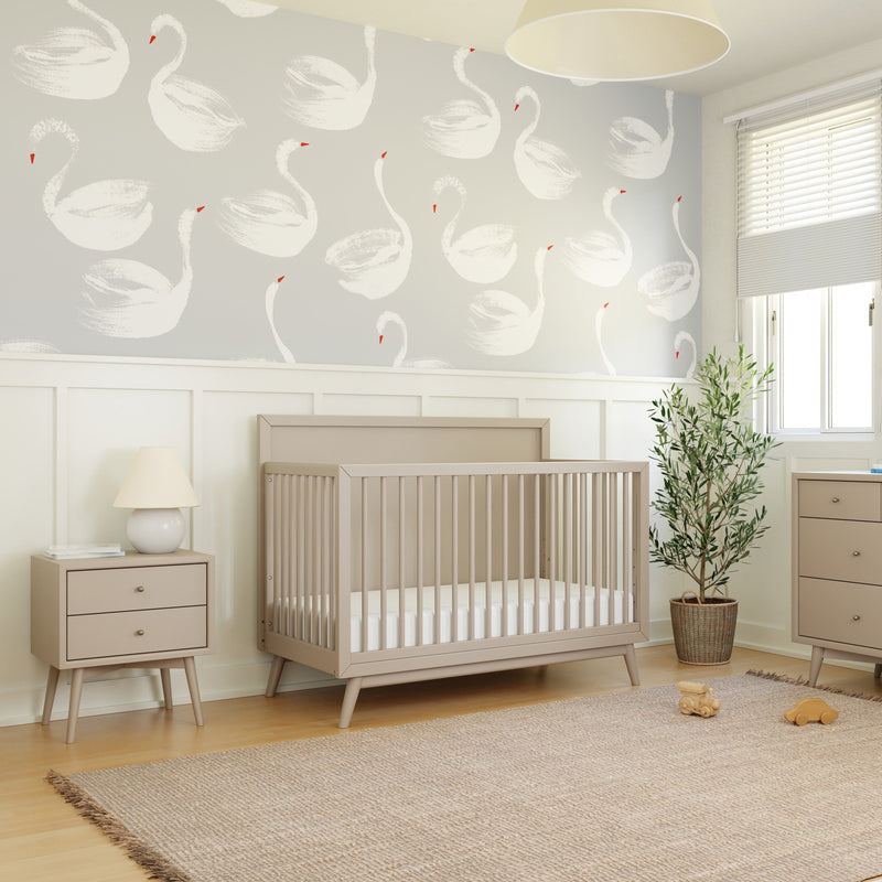 M15960TPE,Palma Nightstand  Assembled in Taupe