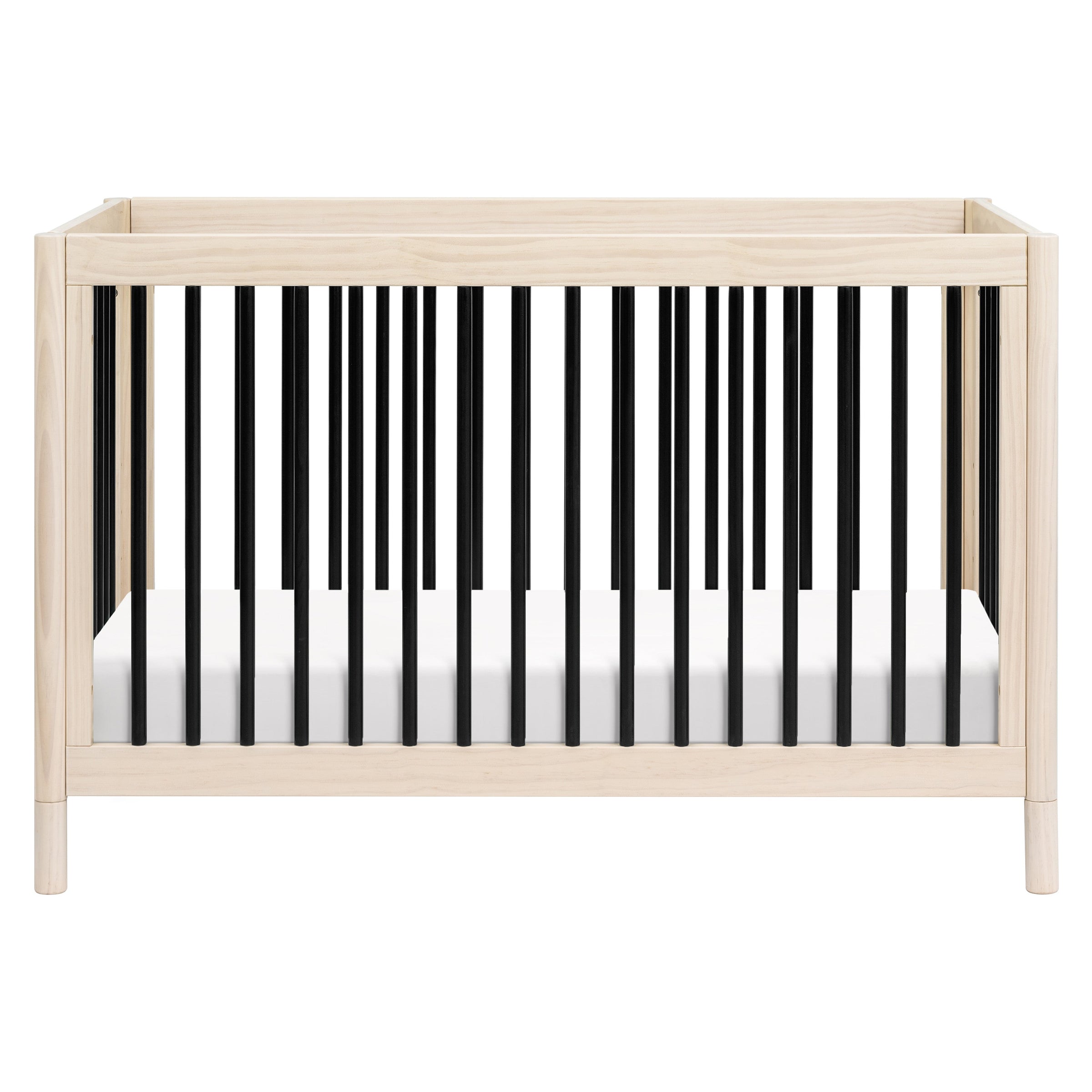 M12901NXB,Gelato 4-in-1 Convertible Crib w/Toddler Conversion Kit in Washed Natural/Black