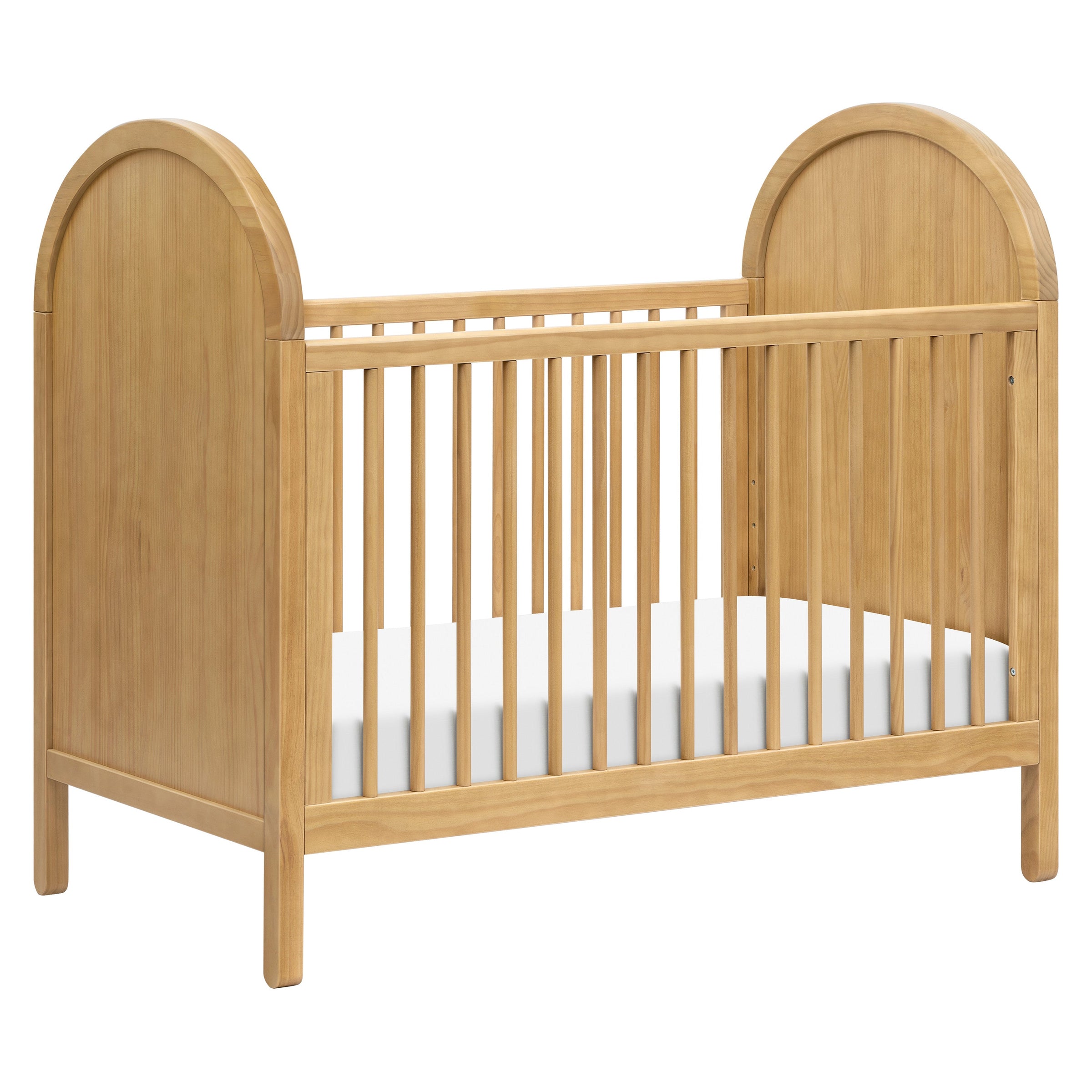 M25601HY,Bondi 3-in-1 Convertible Crib w/ Toddler Bed Kit in Honey