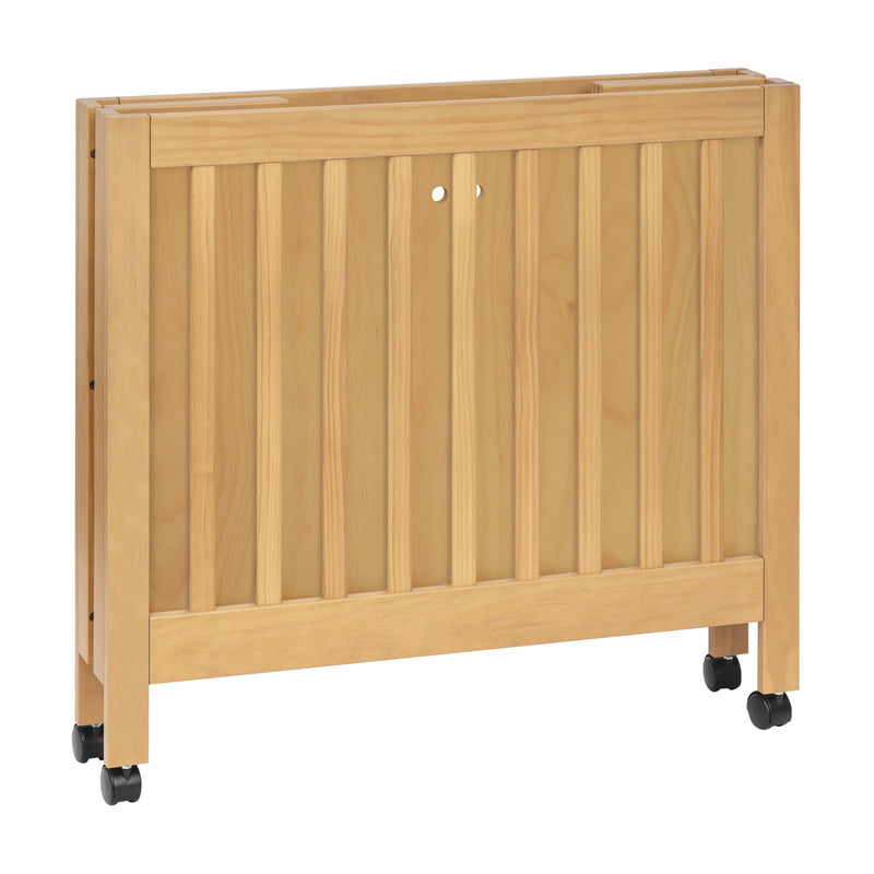 M6698HY,Origami Mini Crib in Honey