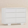 M23426W,Yuzu 6-Drawer Dresser in White