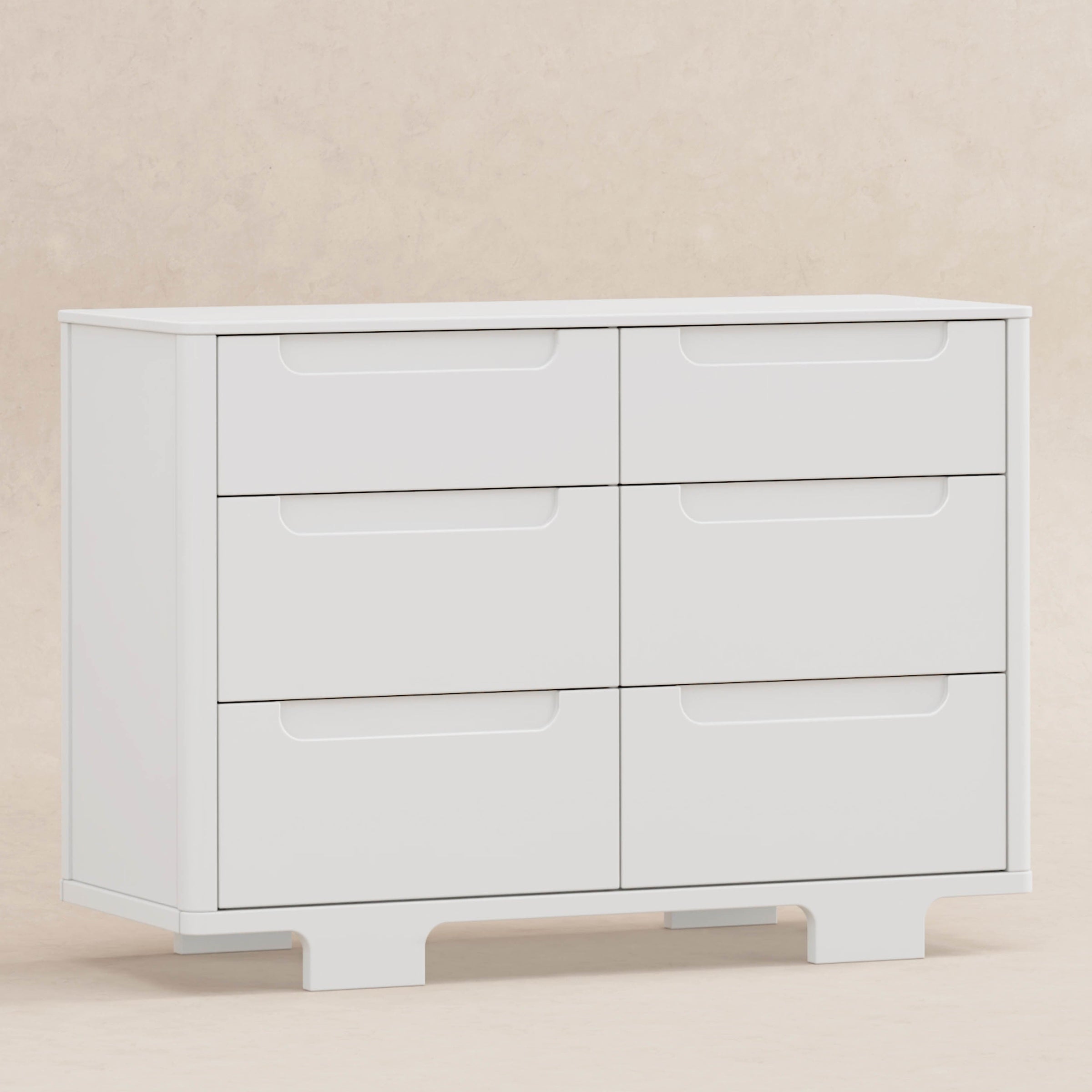 M23426W,Yuzu 6-Drawer Dresser in White