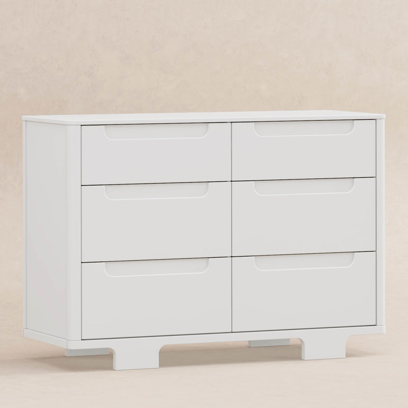 M23426W,Yuzu 6-Drawer Dresser in White