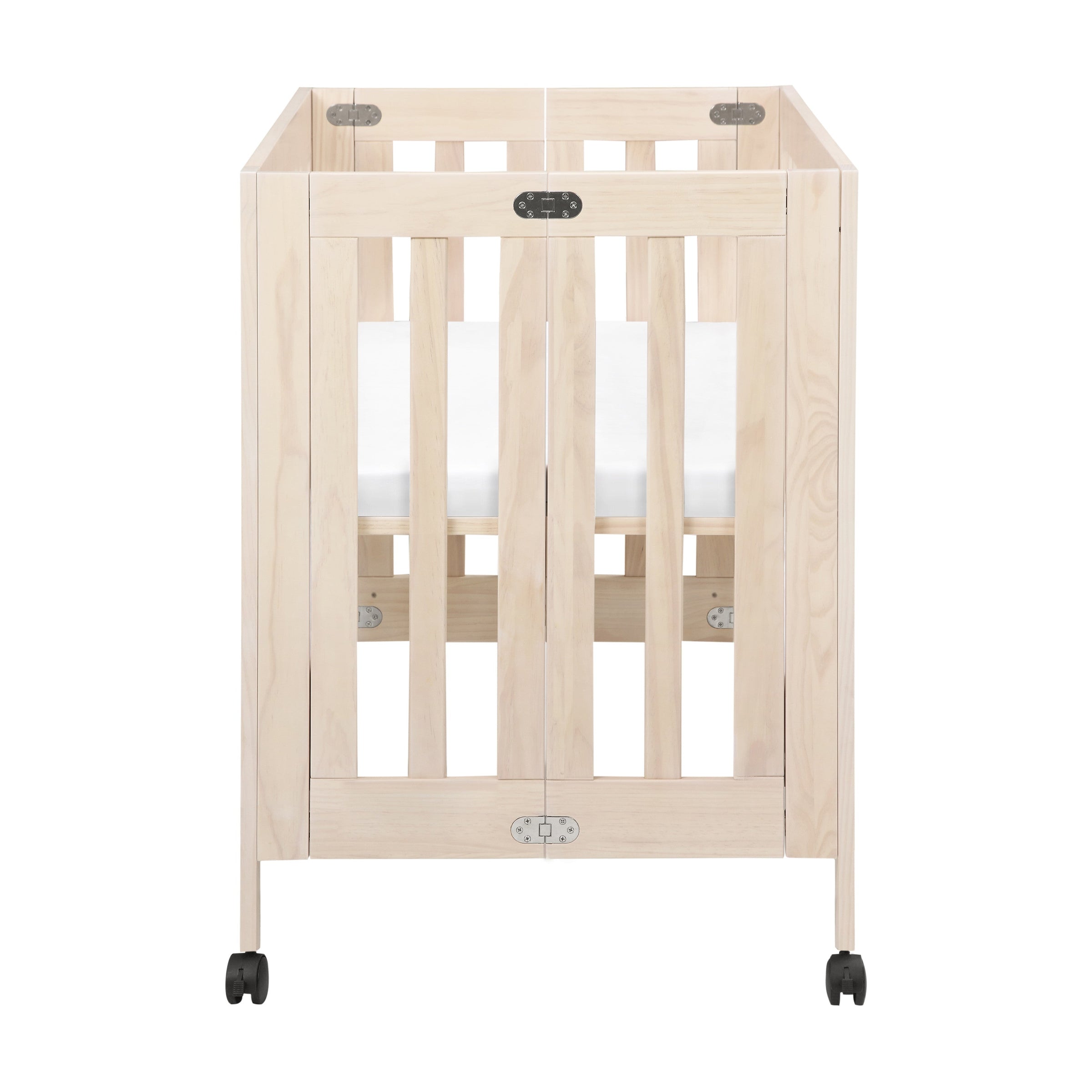 M6698NX,Origami Mini Crib in Washed Natural