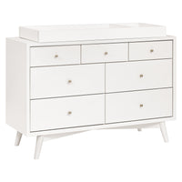 M15916RW,Palma 7-Drawer Double Dresser  Assembled in Warm White