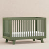 M4201OL,Hudson 3-in-1 Convertible Crib w/Toddler Bed Conversion Kit in Olive